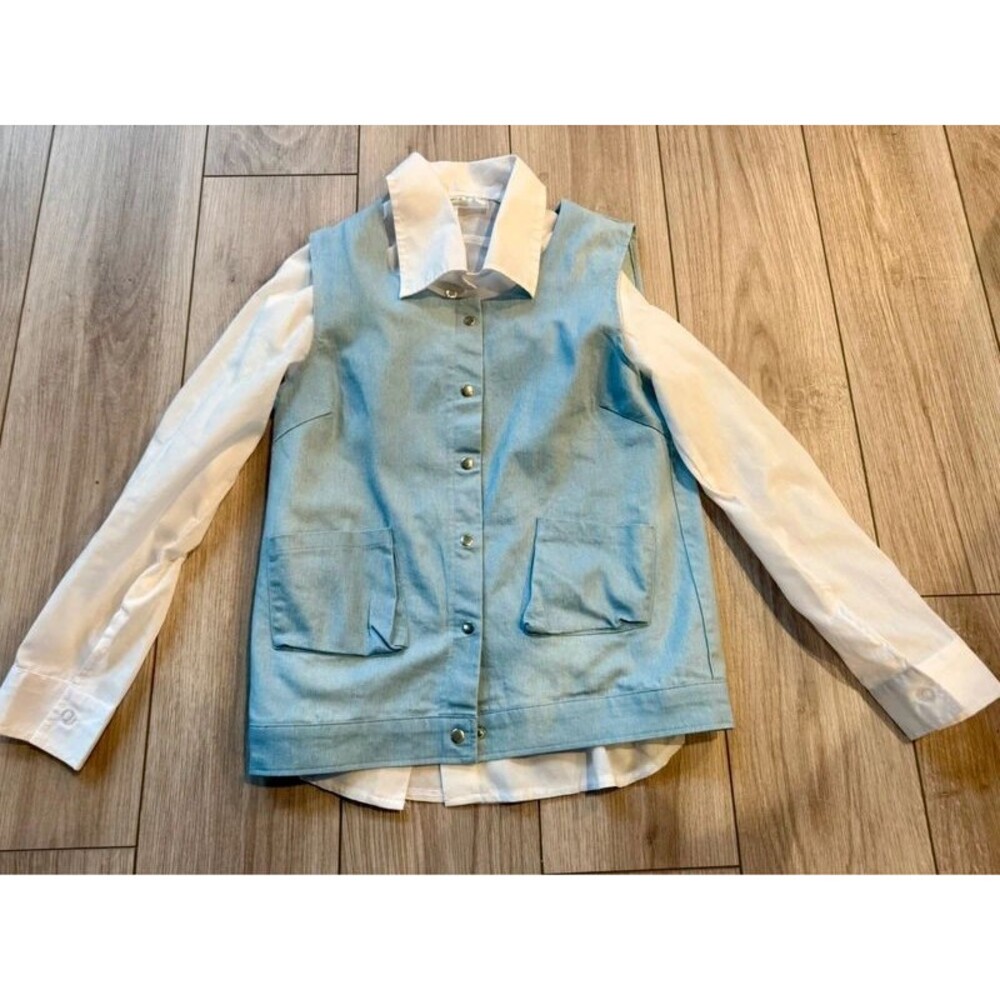 Official Back To The Future Jennifer Parker Kids Costume Top Shirt Set M/L